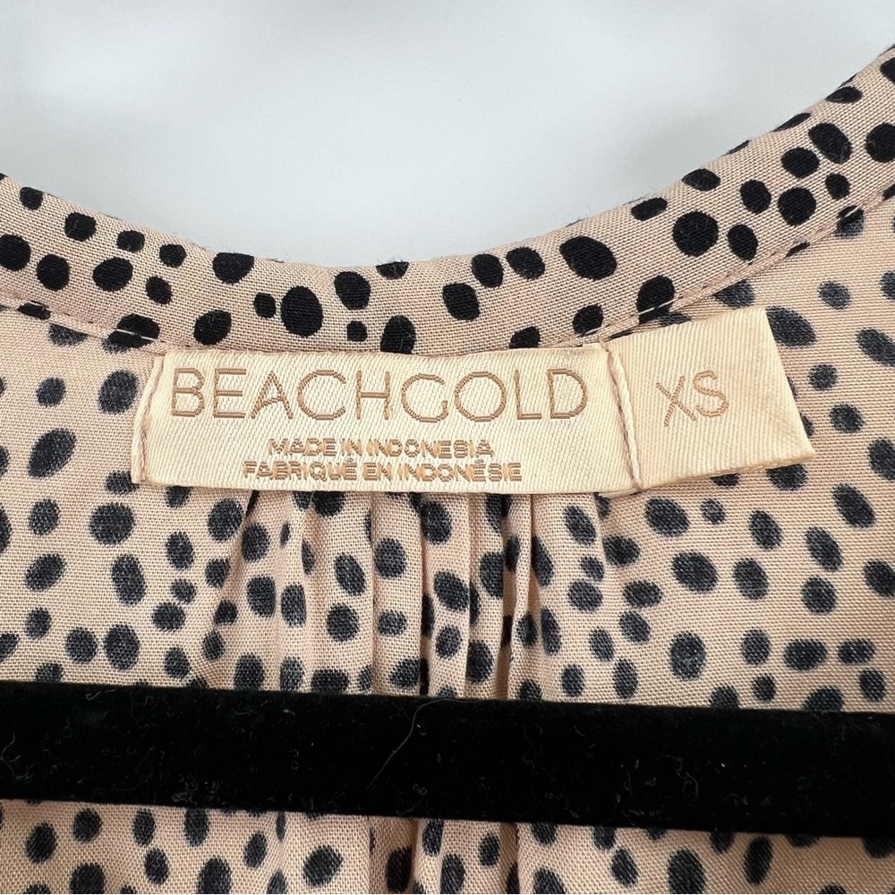 Anthropoplogie Beachgold Chelsea Romper Long Sleeve Animal Print size XS - Picture 8 of 10
